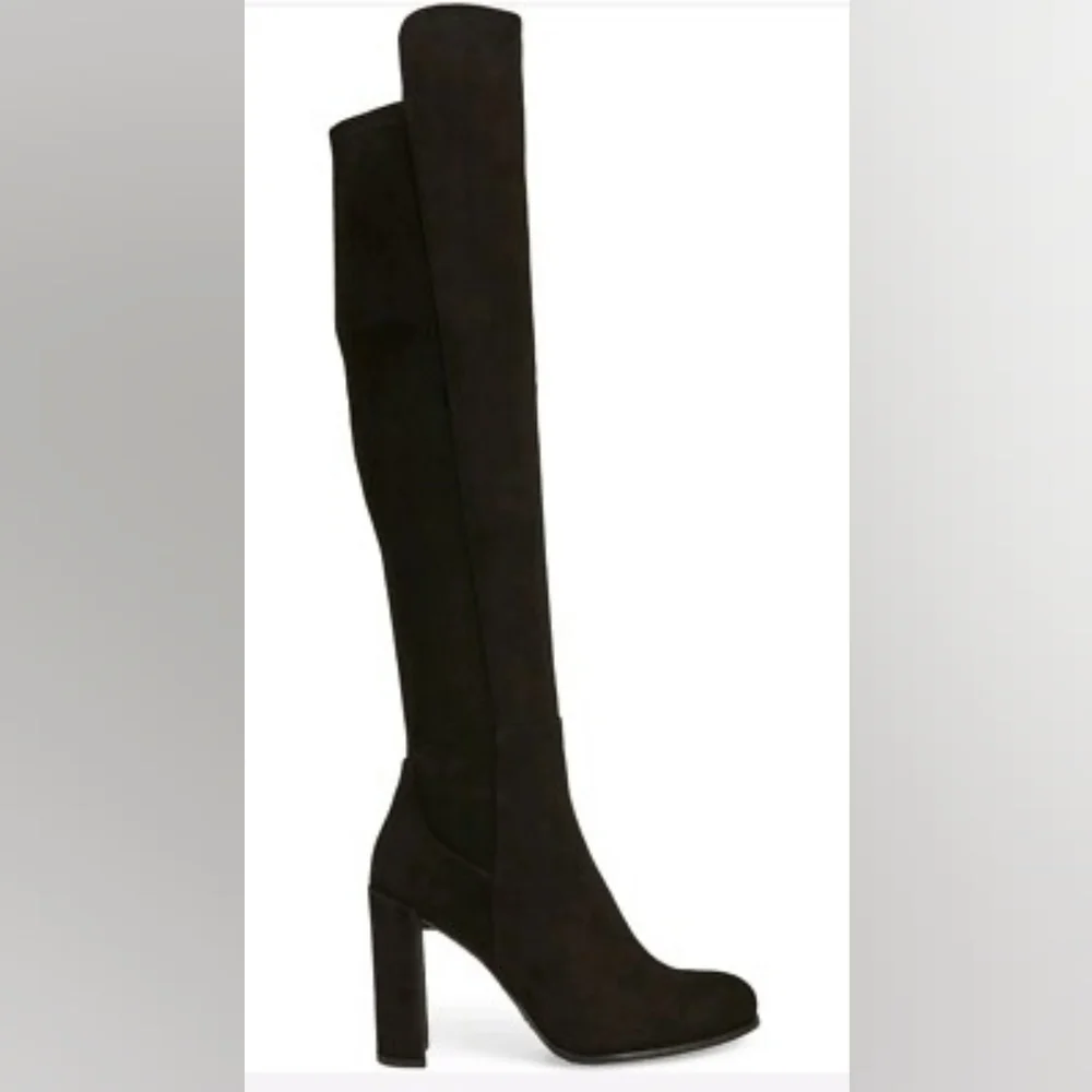 Animale Black Suede Over the Knee Boots